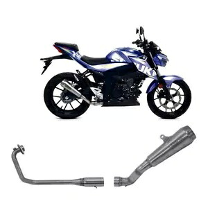 フルエキゾースト アローヘッダー R PRace F スチール ニッチ スズキ GSX S 125 2017 - 2020 Full Exhaust Arrow Headers R PRace F Steel Nich Suzuki GSX S 125 2017 - 2020 【並行輸入品】|カスタムパーツ WORLD倉庫