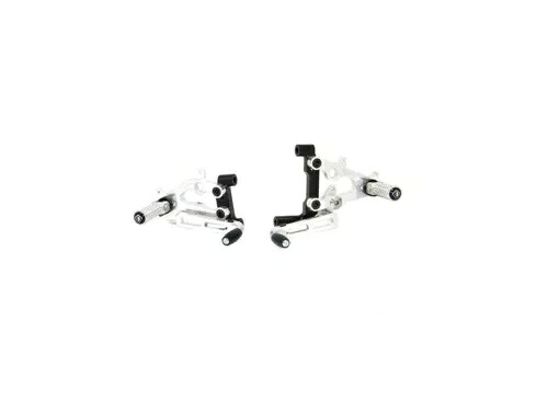 調節可能なリアセット ブラックシルバー Ducabike Ducati Panigale 959 2016 - 2019 用 Adjustable Rearset Black-silver Ducabike For Ducati Panigale 959 2016 - 2019 【並行輸入品】|カスタムパーツ WORLD倉庫