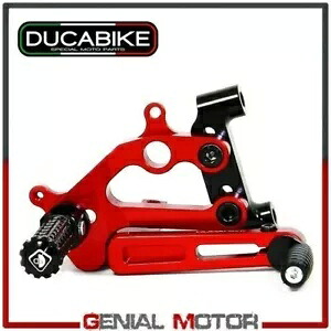 Ergal Ducabike Ducati Panigale 959 2016 - 2019 のプラットフォーム調整可能なブラックレッド Platforms Adjustable Black-Red in Ergal Ducabike Ducati Panigale 959 2016 - 2019 【並行輸入品】