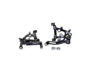 Sbk 調節可能なリアセット ブラック エコー Ducabike ドゥカティ パニガーレ 959 2016 - 2019用 Sbk Adjustable Rearsets Black Echo Ducabike For Ducati Panigale 959 2016 - 2019 【並行輸入品】