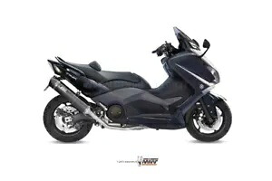 Mivv コンプリートエキゾースト より強力なブラックスチール ヤマハ T-Max 500 2012 - 2016 用 Mivv Complete Exhaust Stronger Black Steel for Yamaha T-Max 500 2012 - 2016 【並行輸入品】