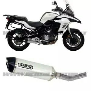 エキゾースト + リンクパイプ Arrow Tech Alu Benelli Trk 502 2017 - 2021 Exhaust + Link Pipe Arrow Tech Alu Benelli Trk 502 2017 - 2021 【並行輸入品】