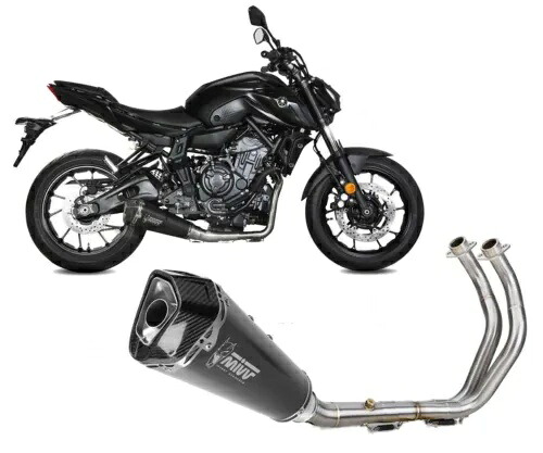 フルシステムエキゾースト Mivv デルタレース ブラックイノックス ヤマハ MT-07 /FZ-07 2021 2023用 Full System Exhaust Mivv DELTA RACE Black Inox for YAMAHA MT-07 /FZ-07 2021 2023 【並行輸入品】|カスタムパーツ WORLD倉庫