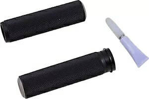 Arlen Ness ローレットフュージョングリップ TBW スロットルチタン 07-348 ハーレーダビッドソン用 Arlen Ness Knurled Fusion Grips for TBW Throttle Titanium 07-348 Harley Davidson 【並行輸入品】