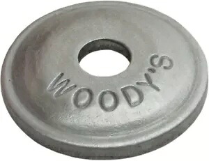 Woody's Digger Competition ラウンドサポートプレート ナチュラル 1/4インチ/7mm 96個パック Woody's Digger Competition Round Support Plate Natural 1/4\