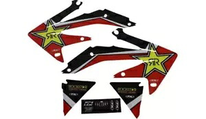 Factory Effex Rockstar カスタム グラフィックス キット #23-14334 ホンダ CRF450R 2005-2008用 Factory Effex Rockstar Custom Graphics Kit #23-14334 for Honda CRF450R 2005-2008 【並行輸入品】