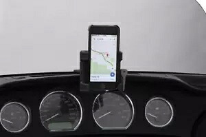 Ciro プレミアム フェアリング マウント スマートフォン/GPS ホルダー 充電器なし ブラック #50317 Ciro Premium Fairing Mount Smartphone/GPS Holder without Charger Black #50317 【並行輸入品】