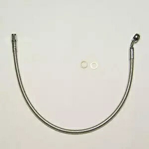 マグナム ポリッシュ ステンレス デザイナー 非 ABS アッパー ブレーキ ライン 31 インチ #57131 Magnum Polished Stainless Designer Non-ABS Upper Brake Line 31\