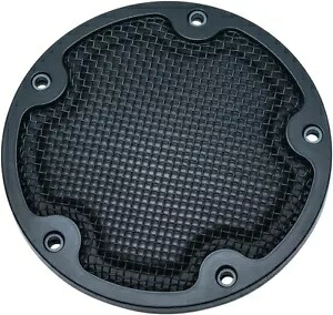 Kuryakyn メッシュ プライマリー ダービー カバー インサート ブラック #6527 ハーレーダビッドソン Kuryakyn Mesh Primary Derby Cover Insert Black #6527 Harley Davidson 【並行輸入品】