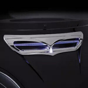 Ciro LED フェアリング ベント トリム クローム #40010 ハーレーダビッドソン Ciro LED Fairing Vent Trim Chrome #40010 Harley Davidson 【並行輸入品】