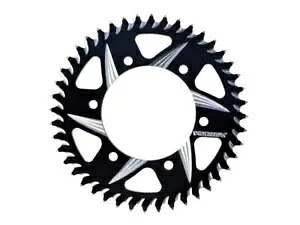 Vortex CAT5 アルミ リア スプロケット 42T 530 ブラック #527ZK-42 スズキ/トライアンフ用 Vortex CAT5 Aluminum Rear Sprocket 42T 530 Black #527ZK-42 for Suzuki/Triumph 【並行輸入品】