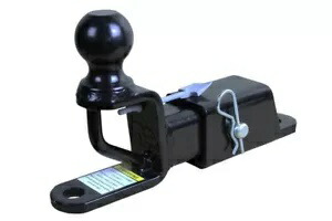 ATV-Tek Trio ヘビーデューティ レシーバー ヒッチ 2 インチ ボール マウント付き ATV-Tek Trio Heavy Duty Receiver Hitch With 2\