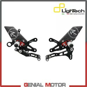 ライテック R バージョン調整可能リアセット アプリリア RSV4 RF 2009 - 2017 LIGHTECH R VERSION ADJUSTABLE REAR SETS Aprilia RSV4 RF 2009 - 2017 【並行輸入品】