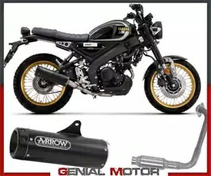 フルエキゾースト アローレベル Rbn スチールブラック ヤマハ XSR 125 2022 - 2023 Full Exhaust Arrow Rebel Rbn Steel Black YAMAHA XSR 125 2022 - 2023 【並行輸入品】
