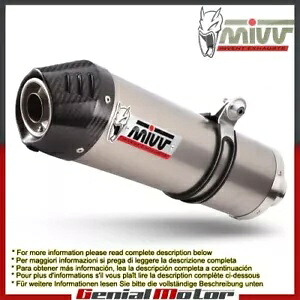 Mivv 排気マフラー オーバル チタン カーボンキャップ付き スズキ Sv 650 2006用 Mivv Exhaust Muffler Oval Titanium With Carbon Cap for Suzuki Sv 650 2006 【並行輸入品】｜カスタムパーツ WORLD倉庫