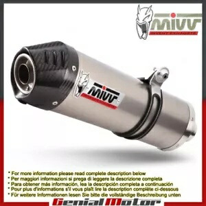 Mivv Sv Mivv Exhaust Muffler Oval Titanium With