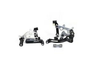 Sbk 調整可能なリアセット ブラックシルバー Ducabike Ducati Panigale V2 2020 - 2023 用 Sbk Adjustable Rearsets Black-silver Ducabike For Ducati Panigale V2 2020 - 2023 【並行輸入品】