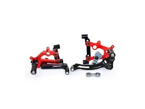 Sbk 調整可能なリアセット黒赤 Ducabike Ducati パニガーレ 1299 2015 - 2017 Sbk Adjustable Rearsets Black Red Ducabike For Ducati Panigale 1299 2015 - 2017 【並行輸入品】 140,250円