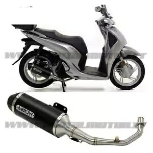 フルエキゾースト Kat Arrow アーバン アルミニウム ブラック ホンダ Sh 125 2017 - 2020 Full Exhaust Kat Arrow Urban Aluminium Black Honda Sh 125 2017 - 2020 【並行輸入品】