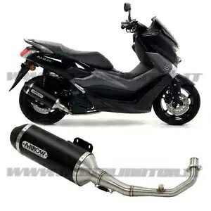 フルエキゾースト キャット アロー アーバン アルミニウム ブラック ヤマハ N-Max 125 2017 - 2020 Full Exhaust Kat Arrow Urban Aluminium Black Yamaha N-Max 125 2017 - 2020 【並行輸入品】