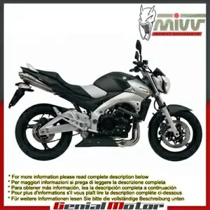 Mivv 承認エキゾーストマフラー X-コーン スチール スズキ GSR 600 2006 - 2010 用 Mivv Approved Exhaust Mufflers X-cone Steel for Suzuki Gsr 600 2006 - 2010 【並行輸入品】