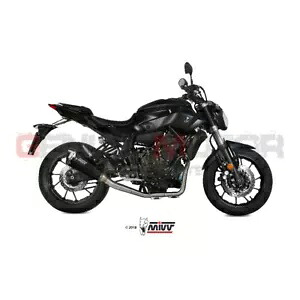 Mivv コンプリートエキゾースト デルタ レース ブラック スチール ハイ ヤマハ Mt-07 2014 - 2020 用 Mivv Complete Exhaust Delta Race Black Steel High for Yamaha Mt-07 2014 - 2020 【並行輸入品】 135,850円