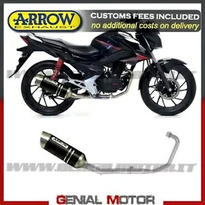 フルエキゾースト キャット アロー サンダー アルミ ブラック ホンダ CB125F 2020 20 Full Exhaust Kat Arrow Thunder Aluminium Black Honda Cb 125 F 2020 20 【並行輸入品】