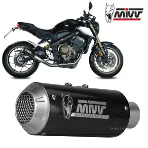 Mivv コンプリートエキゾースト MK3 カーボン ホンダ CB 650 R 2019 - 2023用 Mivv Complete Exhaust MK3 Carbon for HONDA CB 650 R 2019 - 2023 【並行輸入品】