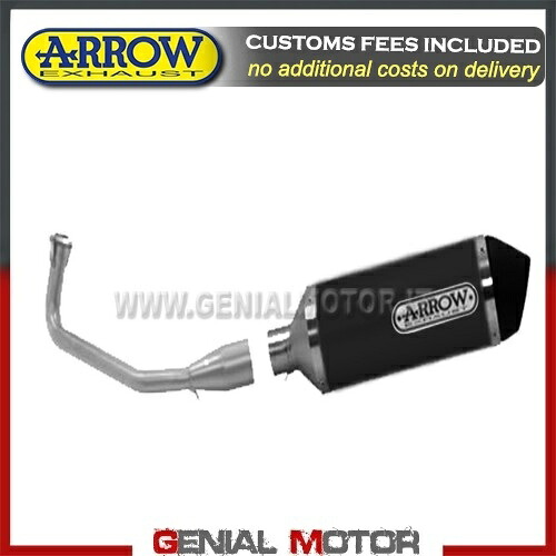 フルエキゾースト Kat Arrow Urban ANN アルミニウム ブラック ホンダ Sh 125 I 2017 - 2019 Full Exhaust Kat Arrow Urban ANN Aluminium Black Honda Sh 125 I 2017 - 2019 【並行輸入品】