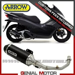フルエキゾースト キャット アロー アーバン アルミニウム ブラック ブラック ホンダ PCX 150 2012 - 2016 Full Exhaust Kat Arrow Urban Aluminium Black Black Honda Pcx 150 2012 - 2016 【並行輸入品】｜カスタムパーツ WORLD倉庫