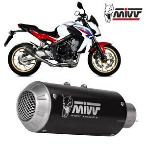 Mivv コンプリートエキゾースト MK3 ブラックイノックスブラック ホンダ CB 650 F 2014 - 2018用 Mivv Complete Exhaust MK3 Black Inox black for HONDA CB 650 F 2014 - 2018 【並行輸入品】