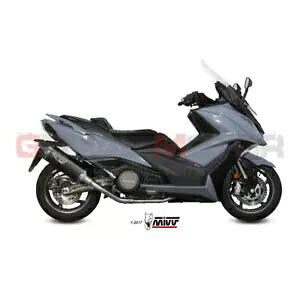 Mivv コンプリートエキゾースト スピードエッジ ブラック ステンレススチール Kymco Ak 550 2017 - 2021 Mivv Complete Exhaust Speed Edge Black Stainless Steel Kymco Ak 550 2017 - 2021 【並行輸入品】｜カスタムパーツ WORLD倉庫