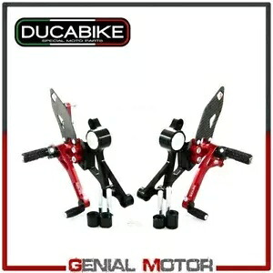 プラットフォーム 調整可能 ブラックレッド PRNM01DA Ducabike Ducati Monster 1100 2008 - 2014 Platforms Adjustable Black-Red PRNM01DA Ducabike Ducati Monster 1100 2008 - 2014 【並行輸入品】