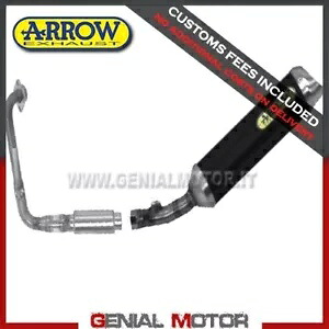 フルエキゾースト カット アロー ストリート サンダー アルミ ブラック ヤマハ YZF-R 125 2014 - 2016 Full Exhaust Kat Arrow Street Thunder Alu Black Yamaha Yzf-R 125 2014 - 2016 【並行輸入品】