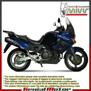 Mivv 排気マフラー オーバル カーボンファイバー ホンダ Xl 1000 バラデロ 2003 - 2011用 Mivv Exhaust Mufflers Oval Carbon Fiber for Honda Xl 1000 Varadero 2003 - 2011 【並行輸入品】