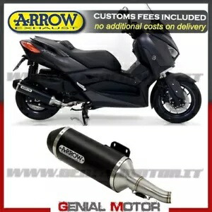 フルエキゾースト キャット アロー アーバン アルミニウム ブラック ヤマハ X-Max 400 2020 20 Full Exhaust Kat Arrow Urban Aluminium Black Yamaha X-Max 400 2020 20 【並行輸入品】