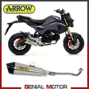 2016 Arrow Xkone チタン ホンダ MSX 125 フルエキゾースト - 2020- 2016 Arrow Xkone Titanium Honda MSX 125 Full Exhaust - 2020- 【並行輸入品】