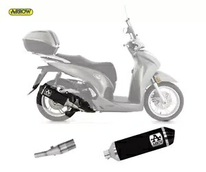 フルエキゾースト キャット アロー アーバン ブラック スチール キャップ N ホンダ Sh 350 2021 - 2023 Full Exhaust Kat Arrow Urban Black Steel Cap N Honda Sh 350 2021 - 2023 【並行輸入品】｜カスタムパーツ WORLD倉庫