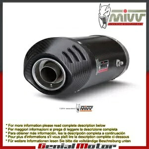 Mivv 承認エキゾーストマフラー オーバル カーボン Useat Yamaha Fz6 Fazer 2004 - 2011 Mivv Approved Exhaust Mufflers Oval Carbon Useat Yamaha Fz6 Fazer 2004 - 2011 【並行輸入品】