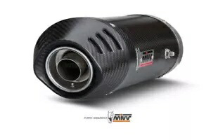 Mivv 承認エキゾーストマフラー オーバル カーボン ヤマハ YZF 1000 R1 2004 - 2006用 Mivv Approved Exhaust Mufflers Oval Carbon for Yamaha Yzf 1000 R1 2004 - 2006 【並行輸入品】