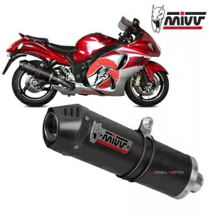 Mivv 排気マフラー オーバル カーボン キャップカット スズキ GSX-R 1300 隼 2008 - 2020 Mivv Exhaust Mufflers Oval Carbon Cap kat SUZUKI GSX-R 1300 HAYABUSA 2008 - 2020 【並行輸入品】