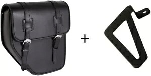 カスタム Access Ibiza サドルバッグ (ベース/サポート付き) ブラック Custom Acces Ibiza Saddlebag With Base/Support Black 【並行輸入品】