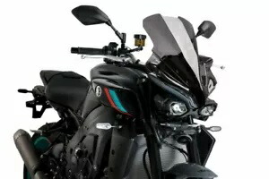 Puig ネイキッド 新世代ツアー ウインドスクリーン ダークスモーク ヤマハ MT-10 SP/MT-10用 Puig Naked New Generation Tour Windscreen Dark Smoke for Yamaha MT-10 SP/MT-10 【並行輸入品】