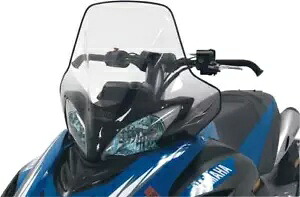 Powermadd コブラ フロントガラス トール 18.5 インチ クリア/ブラック フェード #15640 ヤマハ用 Powermadd Cobra Windshield Tall 18.5\