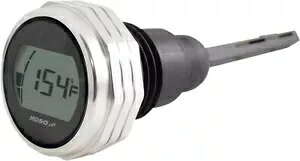 Koso オイルディップスティック 温度計付き シルバー #BA053111 ハーレーダビッドソン Koso Oil Dipstick with Temperature Gauge Silver #BA053111 Harley Davidson 【並行輸入品】