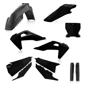 Acerbis フルプラスチックキット ブラック ハスクバーナ FC 250/FC 350/FC 450/TC 125/TC 250 Acerbis Full Plastics Kit Black Husqvarna FC 250/FC 350/FC 450/TC 125/TC 250 【並行輸入品】