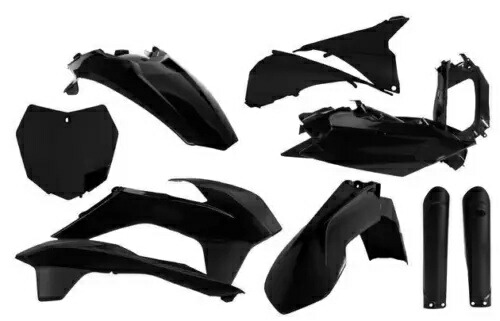 Acerbis フルプラスチックキット ブラック #2403090001 KTM Acerbis Full Plastics Kit Black #2403090001 KTM 【並行輸入品】
