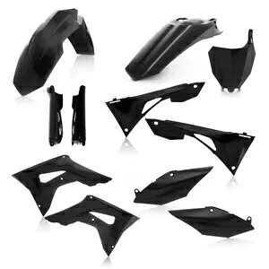 Acerbis フルプラスチックキット ブラック #2736250001 ホンダ CRF250R/CRF450R 19-20用 Acerbis Full Plastics Kit Black #2736250001 for Honda CRF250R/CRF450R 19-20 【並行輸入品】