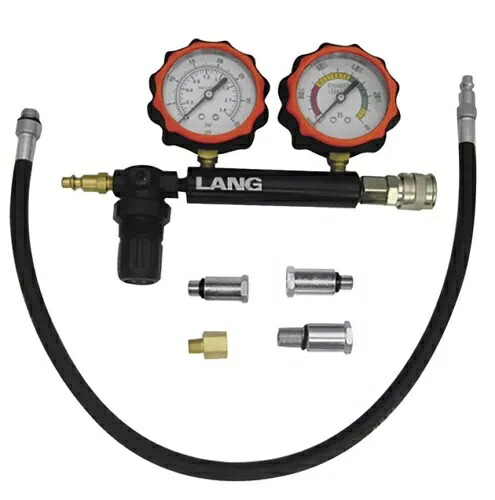 Lang Tools デュアルゲージ付きシリンダー漏れテスター Lang Tools Cylinder Leakage Tester with Dual Gauges 【並行輸入品】
