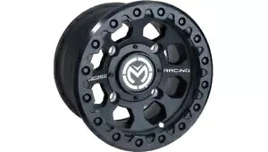 Moose 23X ATV/UTV ホイール 12x7 4/110 4+3 サテンブラック Moose 23X ATV/UTV Wheel 12x7 4/110 4+3 Satin Black 【並行輸入品】